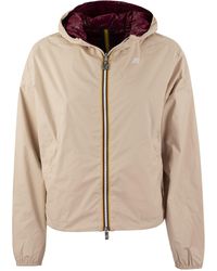K-Way - Laurette Plus Reversible Hooded Jacket - Lyst