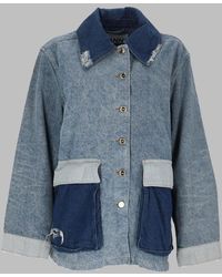 Ganni - Sustainable Mini Sports Jacket - Lyst