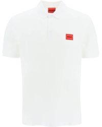 HUGO - Poloshirt mit Logo-Patch - Lyst