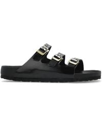 Birkenstock - Slippers Met Gesp - Lyst