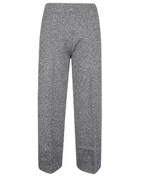 Circus Hotel - Viscose Wide Leg Trousers - Lyst