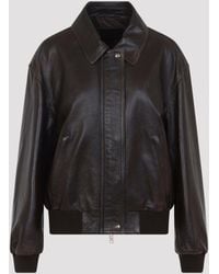 Prada - Moro Leather Jacket - Lyst