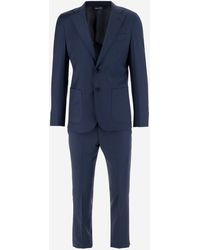 Brian Dales - Stretch Woll Canvas Kleid - Lyst
