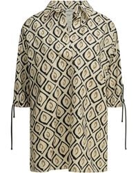 Max Mara - Casual Katoenen Overhemd Met Print - Lyst
