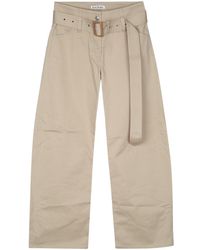 Acne Studios - Patch-Detail Organic Cotton Trousers - Lyst