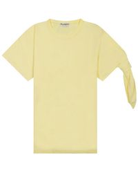JW Anderson - Solid Crew Neck T-Shirt - Lyst