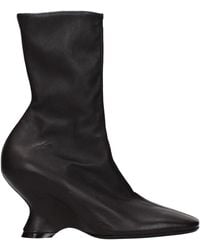 Dries Van Noten - Ankle Boots/Dark Leather - Lyst