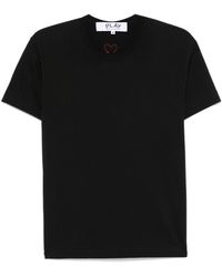 COMME DES GARÇONS PLAY - T-Shirt With Heart Application - Lyst