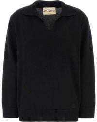 Valentino Garavani - Cashmere Polo Shirt - Lyst