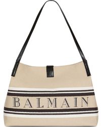 Balmain - Release Middelgrote Draagtas Met Logo - Lyst