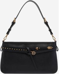 Pinko - Leather Shoulder Bag - Lyst