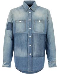 Givenchy - Patchwork Denim Shirt - Lyst