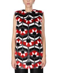 Moschino - Faux Fur Vest - Lyst