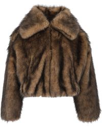 Michael Kors - Faux Fur Blouson - Lyst