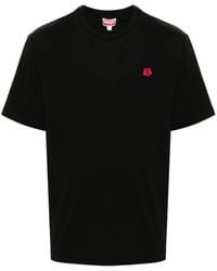 KENZO - T -shirt Met Boke Flower -applicatie - Lyst