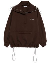The Attico - Het Attico Logo Cotton Sweatshirt - Lyst
