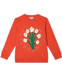 Stella McCartney - Stella Mc Cartney Jersey With "Sunflower" Logo - Lyst