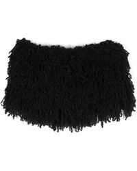 The Attico - Soft Scarf With Fringes - Lyst