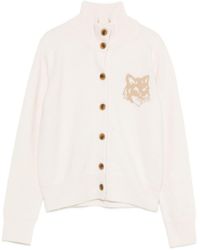 Maison Kitsuné - Cárdigan de lana con cabeza de zorro de Maison Kitsune - Lyst