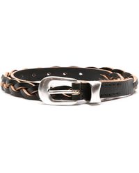 Our Legacy - Gevlochten Leren Riem - Lyst