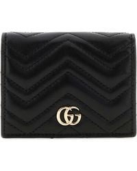 Gucci - Leather Small Gg Marmont Wallet - Lyst