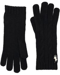 Polo Ralph Lauren - Handschuhe schwarz - Lyst