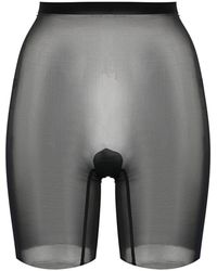 Wolford - Shorts Mit Tüll - Lyst