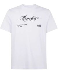 Moncler - Logo Cotton T-Shirt - Lyst
