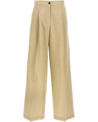 Yves Salomon - Linen Trousers Pantaloni-Donna - Lyst