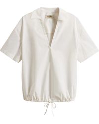 Woolrich - Blusa en pura calabaza de algodón - Lyst