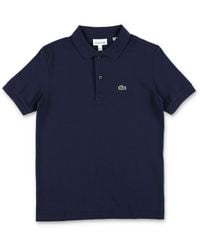 Lacoste - T-shirts En Polo's Blauw - Lyst