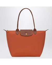 ハンドバッグ Longchamp Chestnut-Coloured M Le Pliage Red Shopping Bag s-l400.jpg