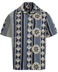 Loewe - Jacquard Cotton Shirt - Lyst