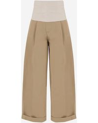 DARKPARK - Cotton Pants With Elastic Waistband - Lyst