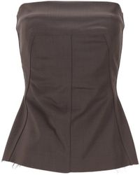 Rick Owens - Top tipo corpiño de - Lyst