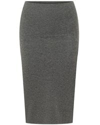 Stella McCartney - Wool Midi Skirt - Lyst