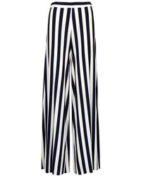 Kaos - Broek Blauw+crème - Lyst