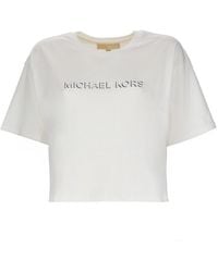 MICHAEL Michael Kors - T-Shirt With Logo - Lyst