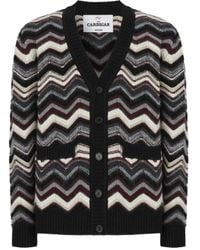 Missoni - Chevron-Pattern Cardigan - Lyst