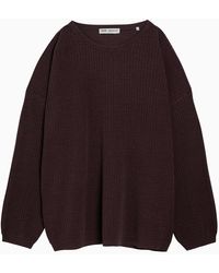 Our Legacy - Silk Blend Popover Crew Neck Jumper - Lyst