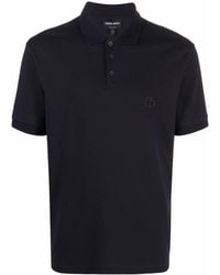 Giorgio Armani - Piqeut Cotton Polo Shirt - Lyst