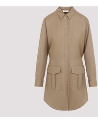 Celine - Wool Mini Dress - Lyst
