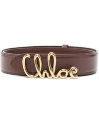 Chloé - Iconic" Leather Belt - Lyst