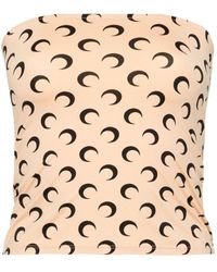 Marine Serre - Oberteil Mit Mond-Print - Lyst