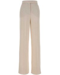 Max Mara - Attinia Wool Piquet Trousers - Lyst