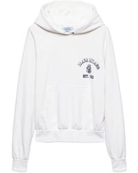 Prada - Sudadera con capucha y logo antiguo de - Lyst