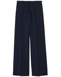 Jil Sander - Wool Canvas Trousers - Lyst