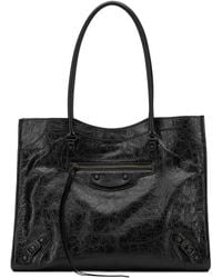 Balenciaga - "Le City Tote" Medium Shoulder Bag - Lyst
