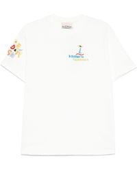 ALÉMAIS - Nadia Geborduurd T -shirt - Lyst