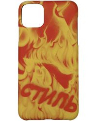 Heron Preston - Porta Iphone Iphone 11 Pro Max Uomo Pvc Multicolore - Lyst
